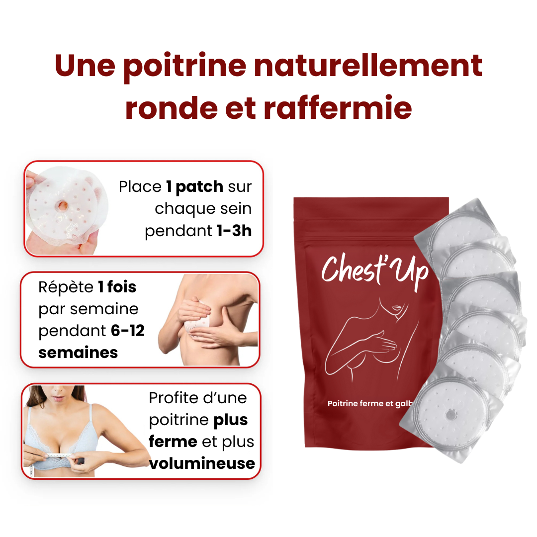 Patchs d'Augmentation Mammaire Chest'Up