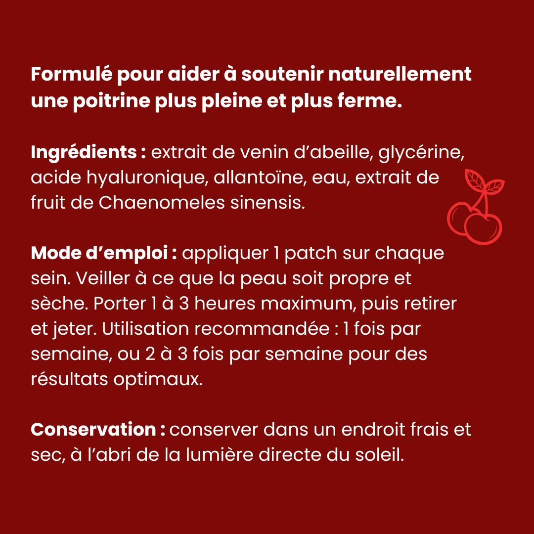 Patchs d'Augmentation Mammaire Chest'Up